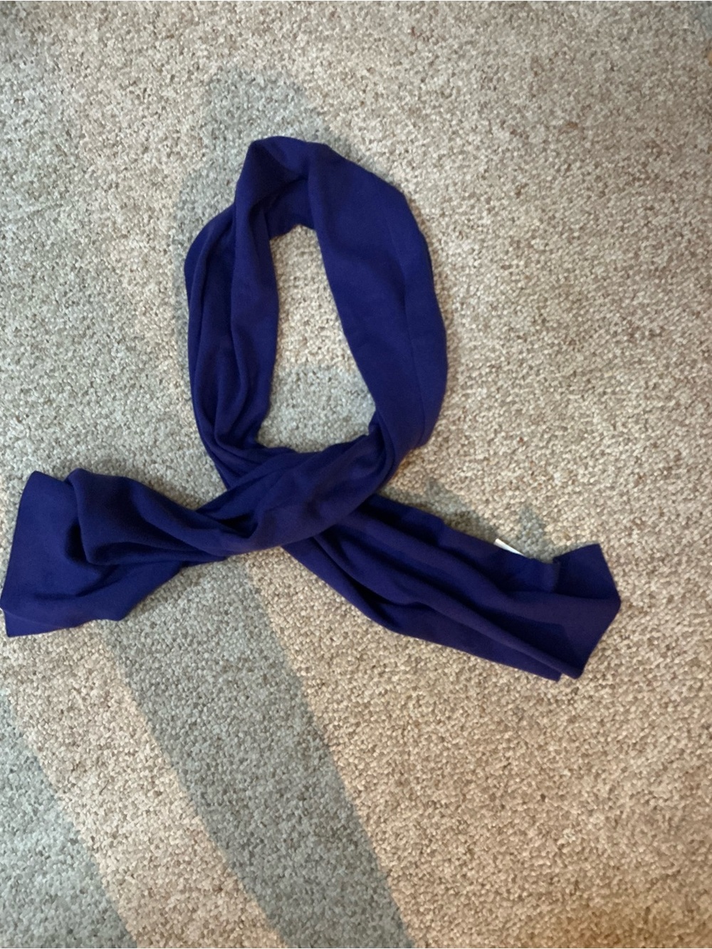 Eileen Fisher Deep Blue-Purple Lightweight Scarf